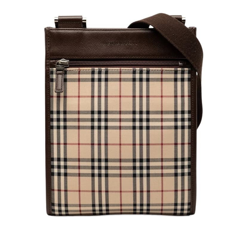 Burberry House Check Canvas Crossbody