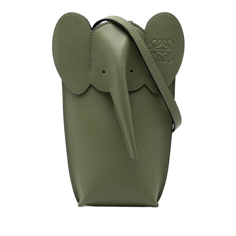 Loewe Leather Elephant Pocket Crossbody