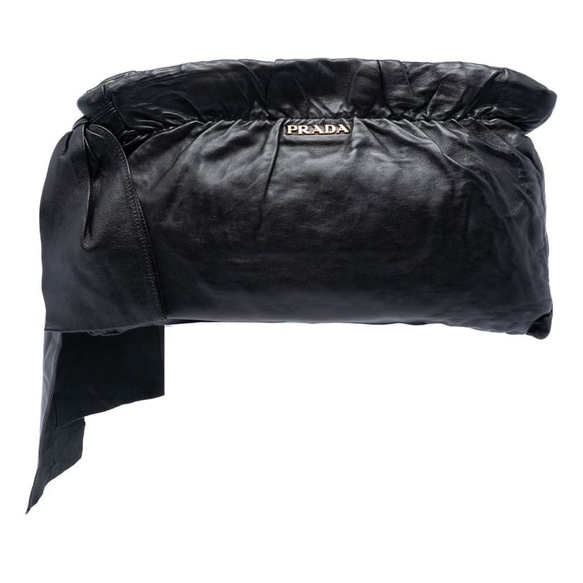 Prada Nappa Antique Bow Clutch
