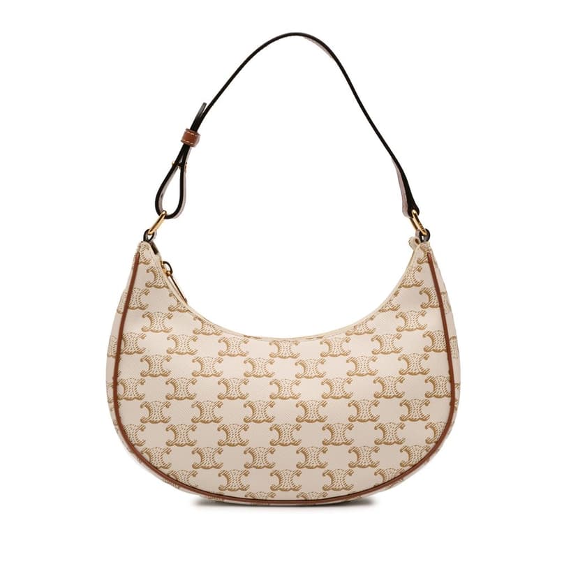 Celine Triomphe Coated Canvas Ava Shoulder Bag