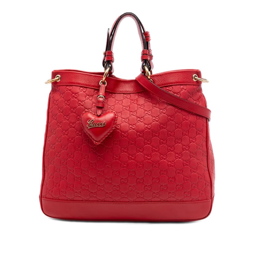 Gucci Medium Guccissima Valentine Top Handle Bag