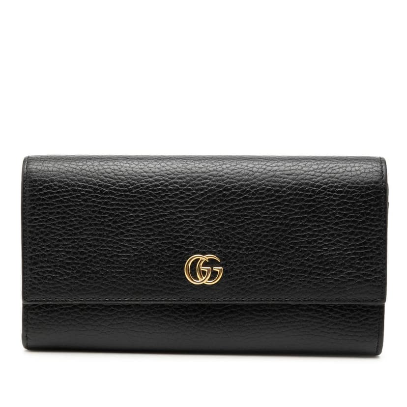 Gucci GG Marmont Continental Leather Long Wallet