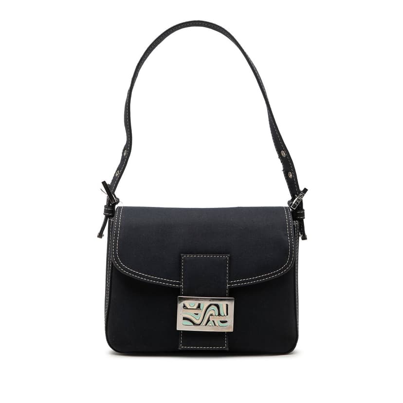 Fendi Canvas FF Marble Flap