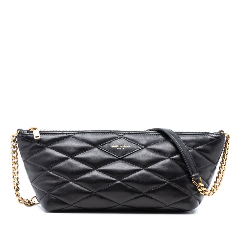 Saint Laurent Mini Quilted Lambskin Sade Shoulder Bag