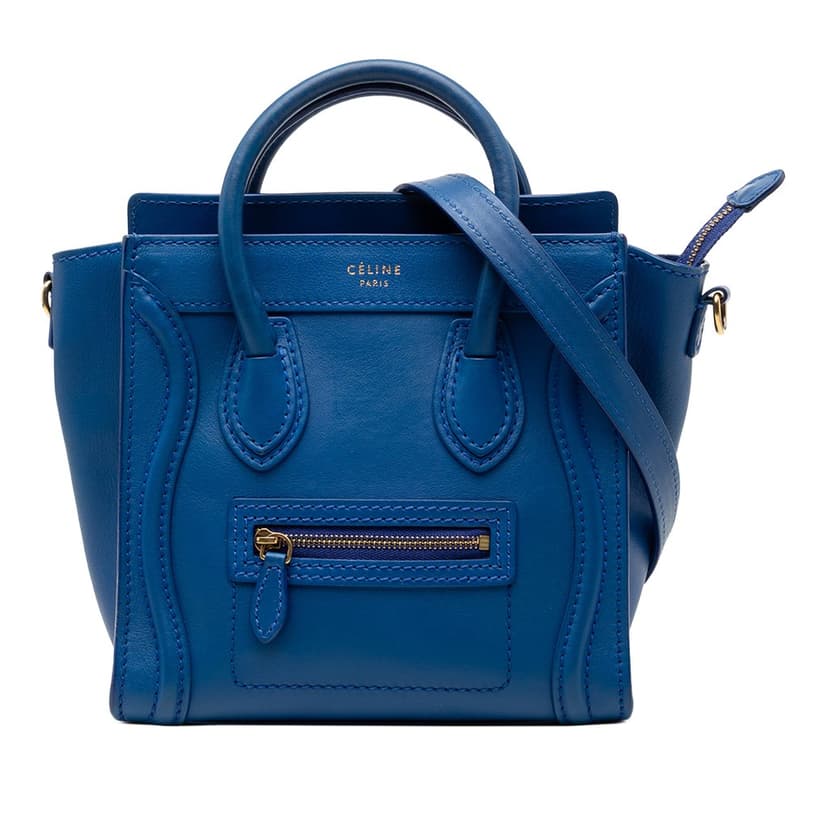 Celine Nano Leather Luggage Tote