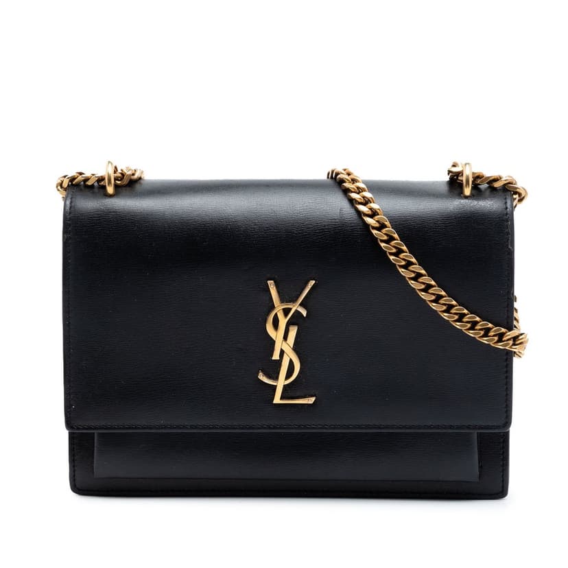 Saint Laurent Medium Calfskin Monogram Sunset Crossbody