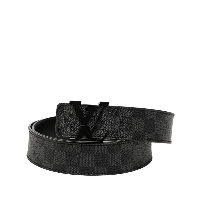 Louis Vuitton Damier Graphite Initiales Belt