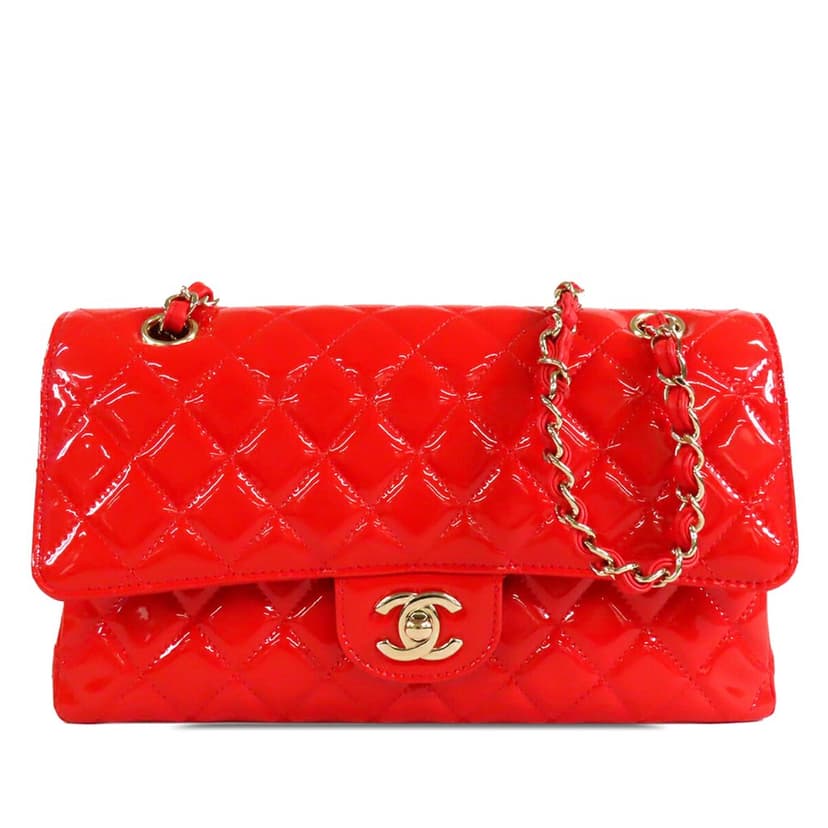 Chanel Medium Classic Patent Double Flap