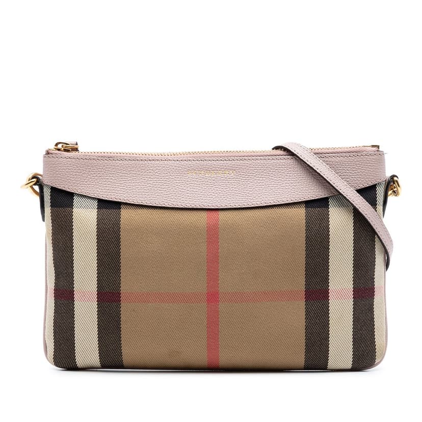 Burberry House Check Canvas Derby Peyton Crossbody