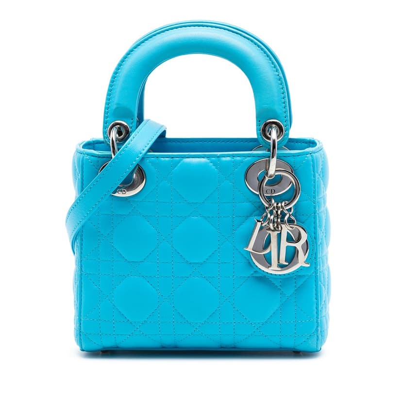 Dior Mini Lambskin Cannage Lady Dior