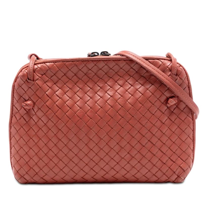 Bottega Veneta Nappa Intrecciato Nodini Crossbody