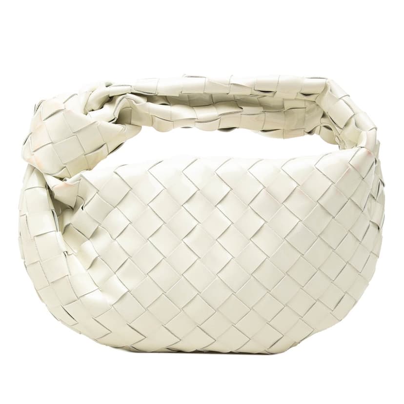 Bottega Veneta Mini Patent Intrecciato Jodie