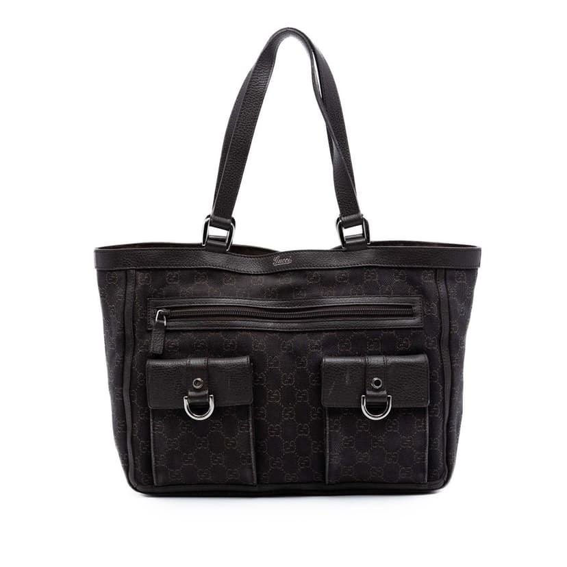 Gucci GG Canvas Abbey D Ring Pocket Tote