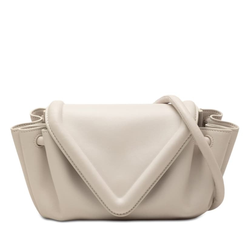 Bottega Veneta Small Lambskin Beak Crossbody