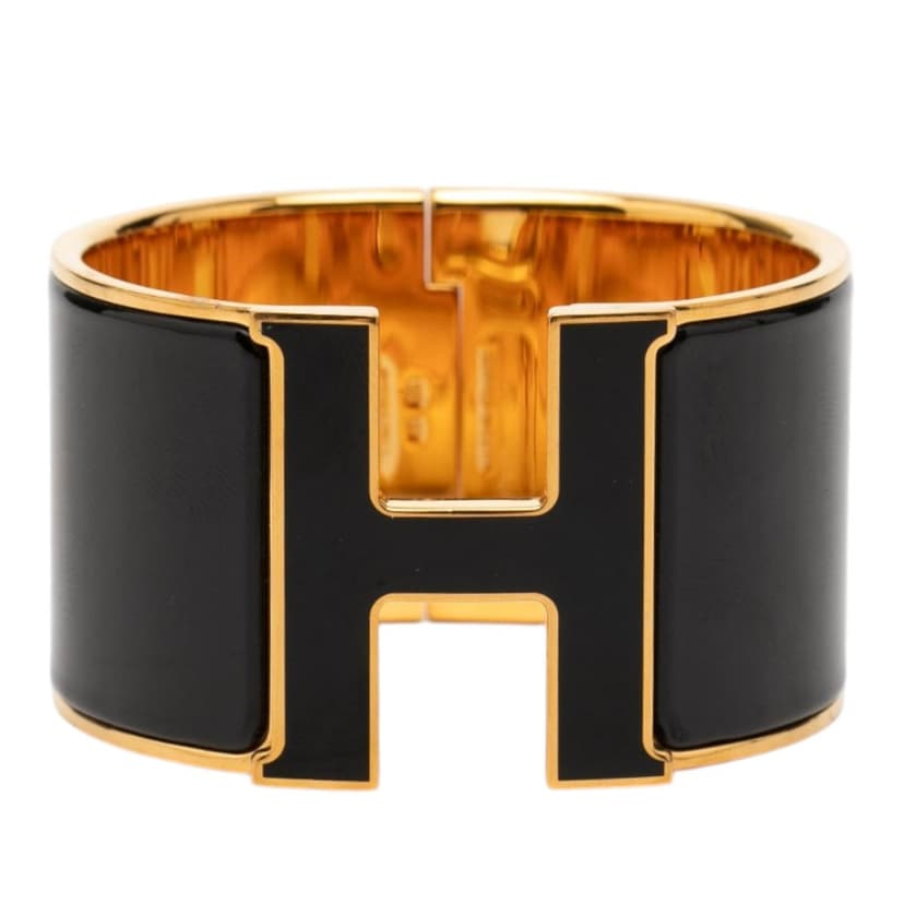 Hermès سوار مينا عريض للغاية بتقنية كليك كلاك إتش، مقاس صغير