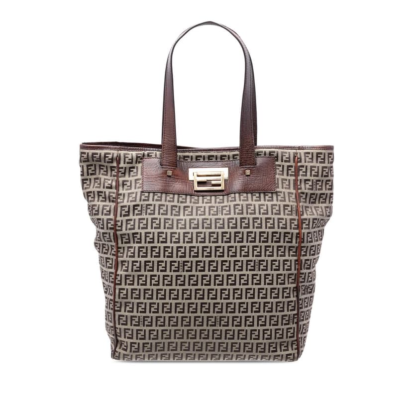 Fendi Zucchino Canvas Tote
