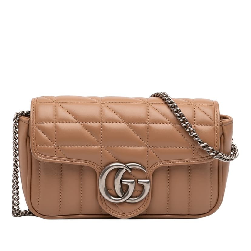 Gucci Mini GG Marmont Matelasse Leather Flap Crossbody