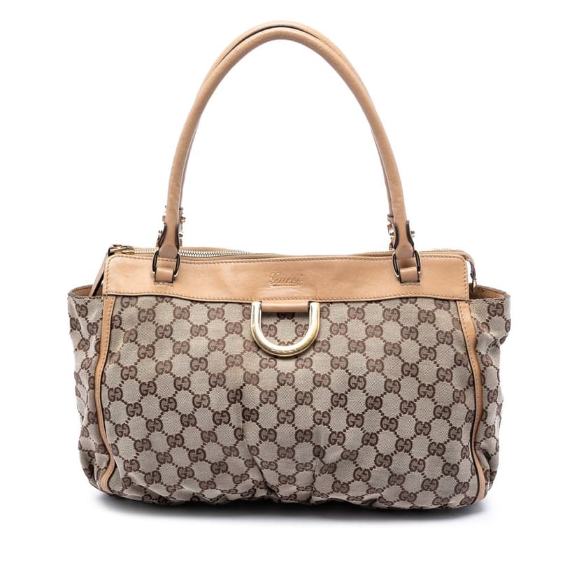 Gucci GG Canvas Abbey D Ring Tote