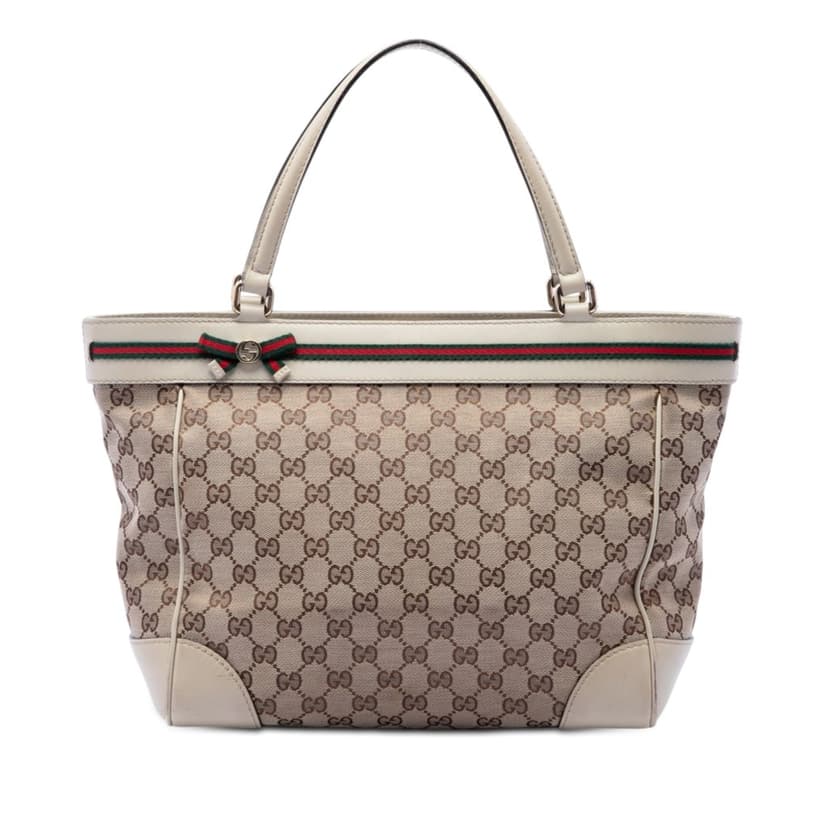 Gucci GG Canvas Web Mayfair Tote
