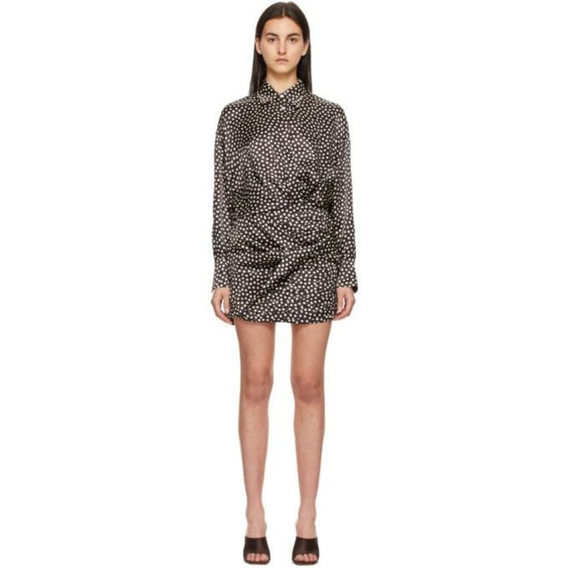 Magda butrym Magda Butrym Polka-Dot Silk Dress Sz.34 Pre-owned