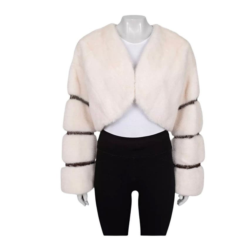 ZILLI Zilli White  Cropped Jacket IT40 | S Pre-owned
