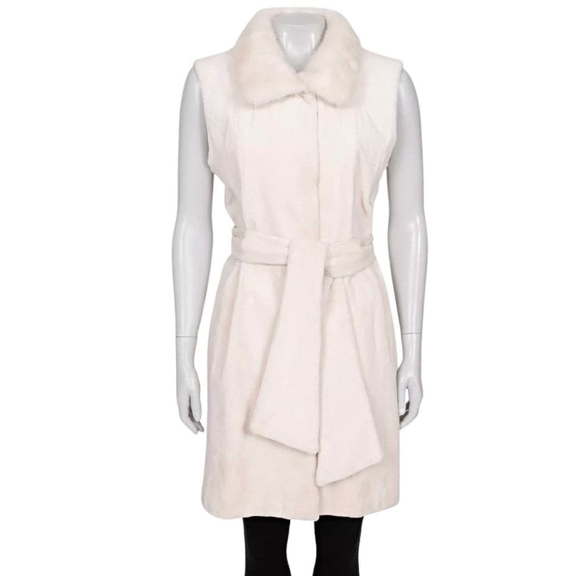 ZILLI Zilli Luxury White Vest - Size 40/ L Pre-owned