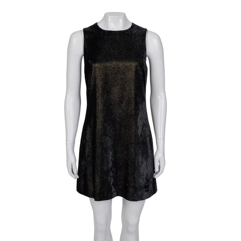 Versace Vintage Versace Versus Black Fitted Dress - Size 44/L Pre-owned