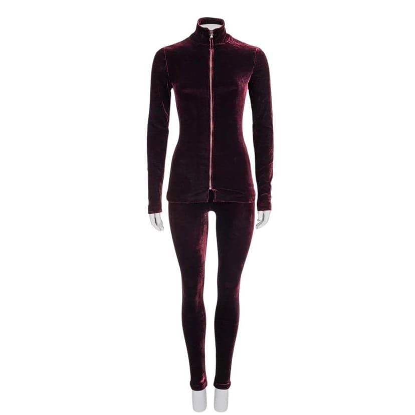 Jean Paul Gaultier Jean Paul Gaultier Red Velvet Suit Sz.38/XS Pre-owned