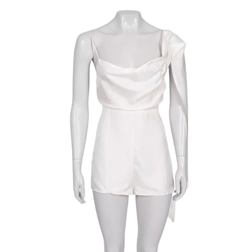 Christian Dior Christian Dior White Open Back Jumpsuit - Size XS/34 Pre-owned