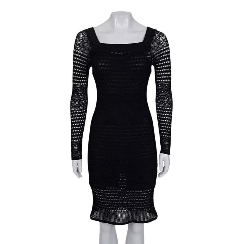 Tom Ford Tom Ford Black Knitted Dress - Size S Pre-owned