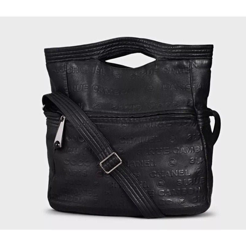Chanel Chanel  Unlimited Black Leather Handbag Pre-owned