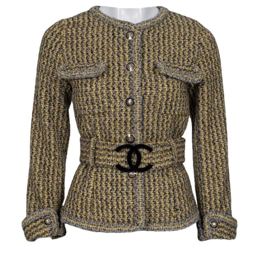 Chanel Chanel Multi-Color Single-Breasted Jacket FR44(Run for M) Pre-owned