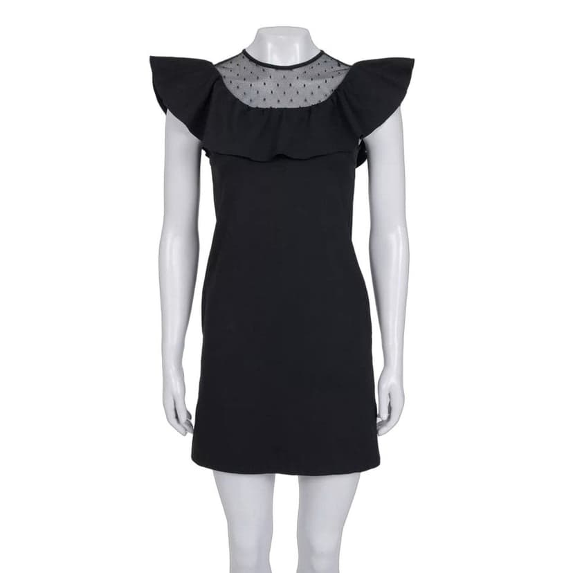 Valentino Red Valentino Black Fitted Dress Sz.XS pre-owned
