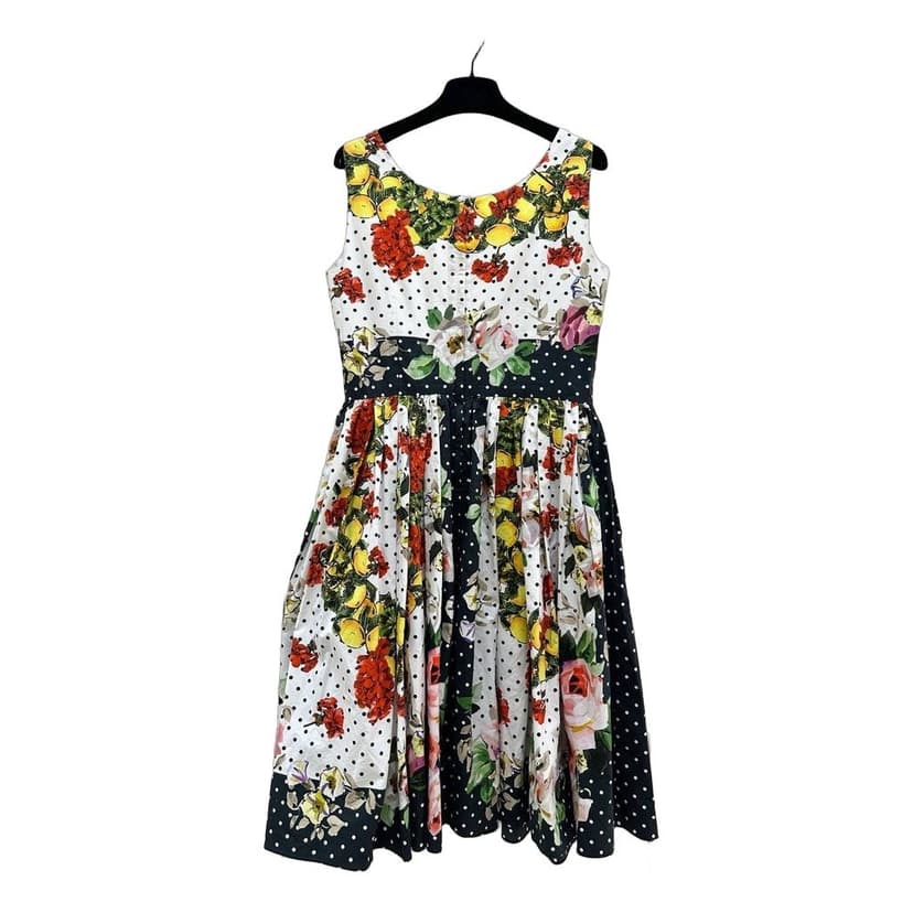 Dolce & Gabbana Dolce & Gabbana Majolica Floral Summer Dress IT42 M pre-owned