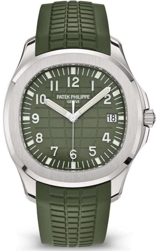 Patek Philippe Aquanaut - White Gold - Khaki Green Dial
