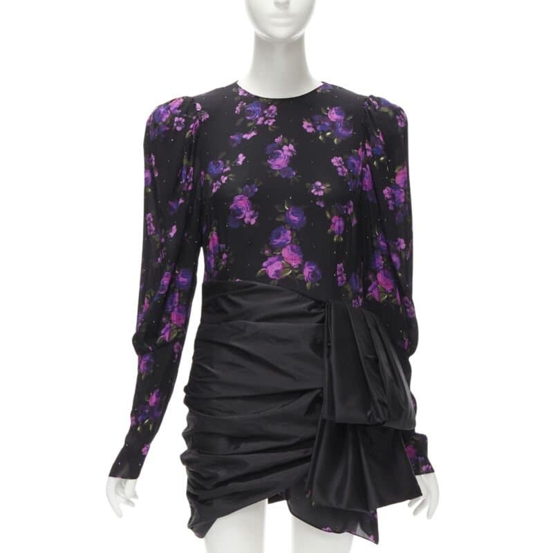 Magda butrym Crystal Floral Wrap Dress