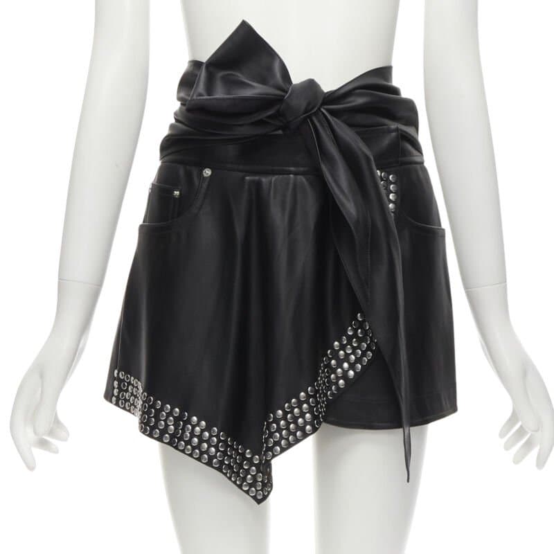Alexander Wang شورت ملفوف مرصع