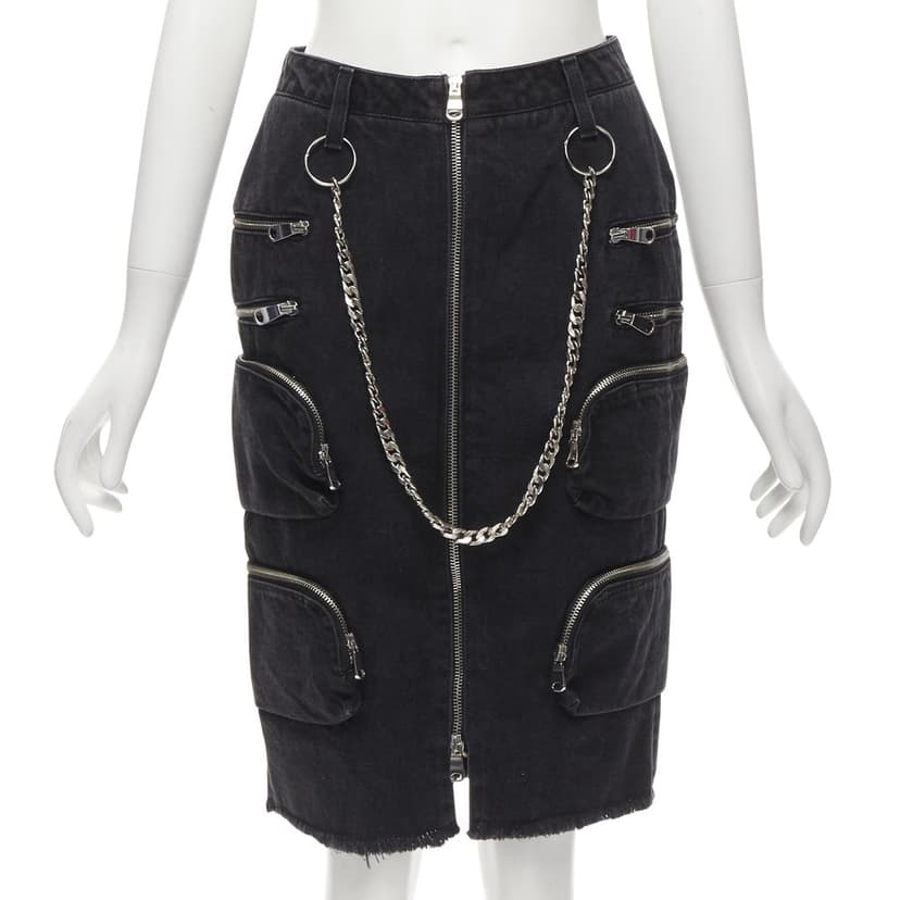 Faith Connexion Punk Chain Skirt