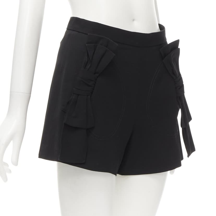 RED VALENTINO GARAVANI Bow Waist Shorts