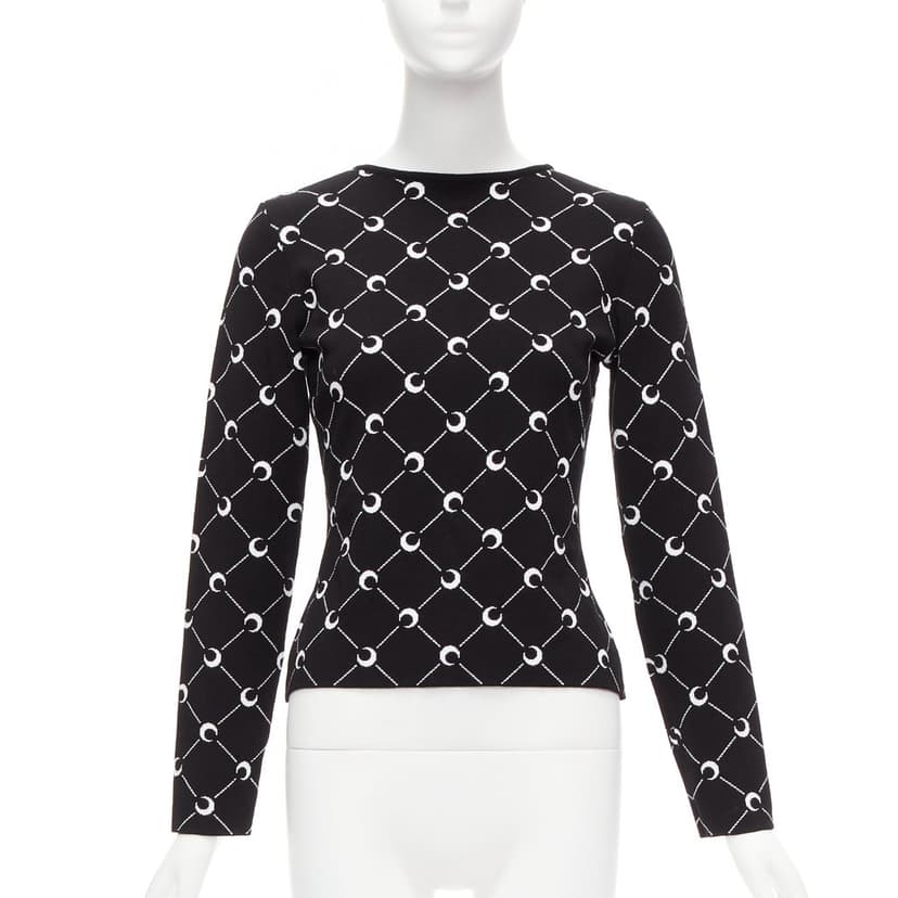 Marine Serre Crescent Moon Sweater