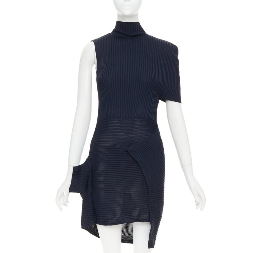 JW ANDERSON Navy Viscose Dress