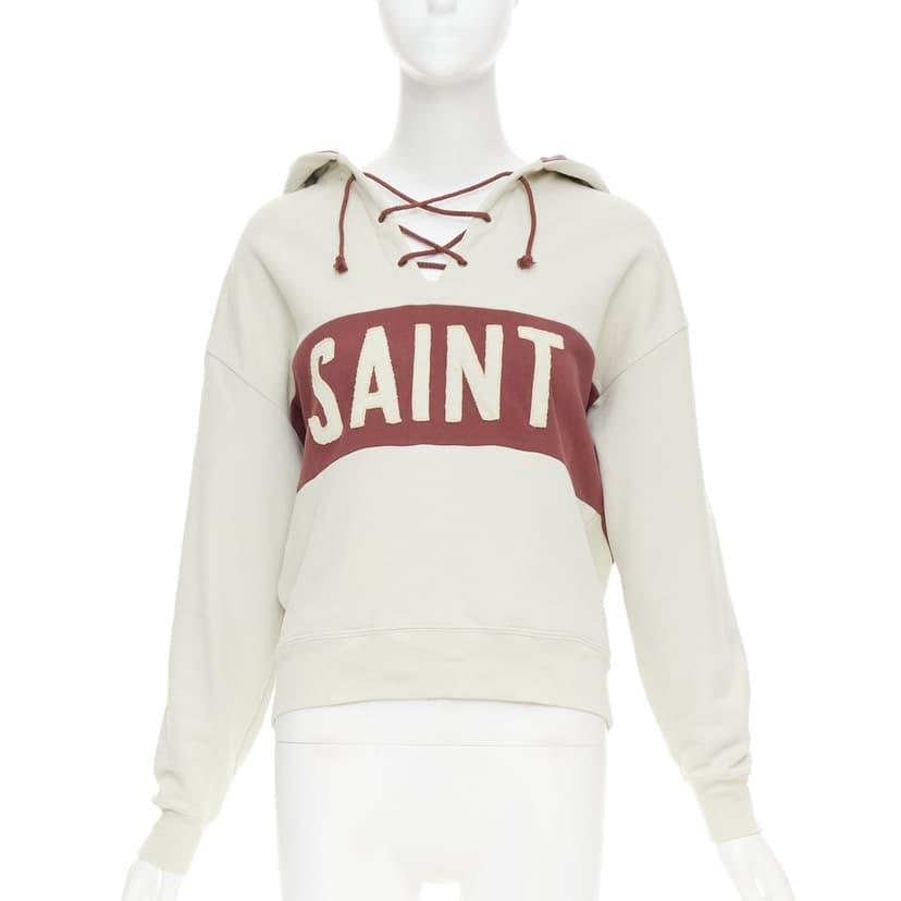 Saint Laurent Khaki Cotton Knitwear