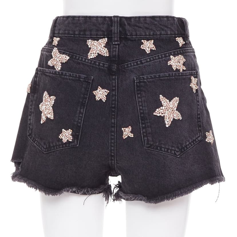 LOULOU STUDIO Grey Cotton Shorts
