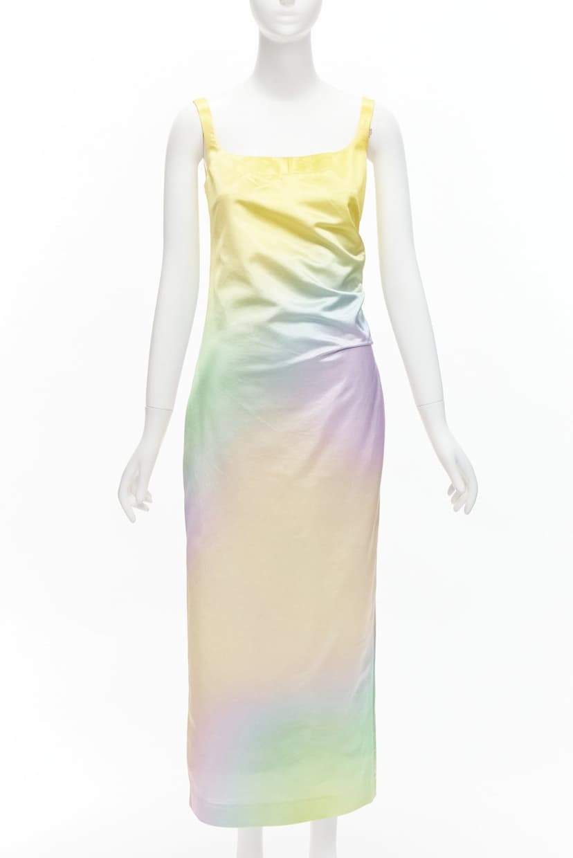 Meryll Rogge Rainbow Ombre Dress