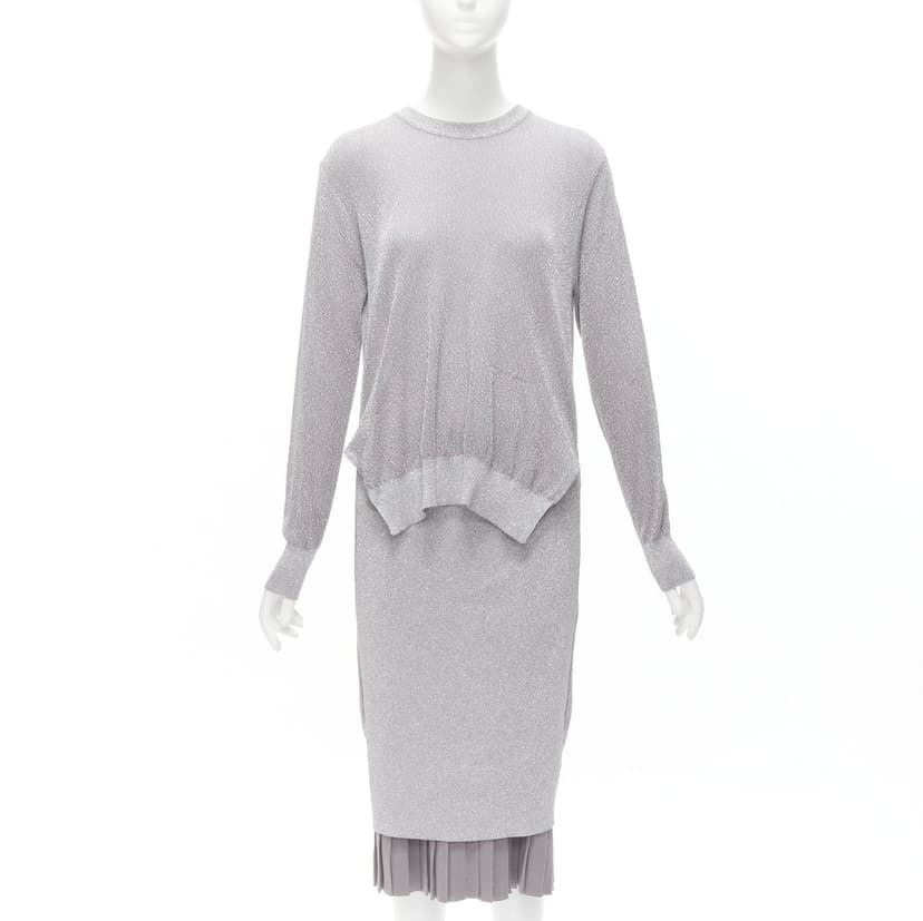 Toga Archives Lurex Pleats Dress
