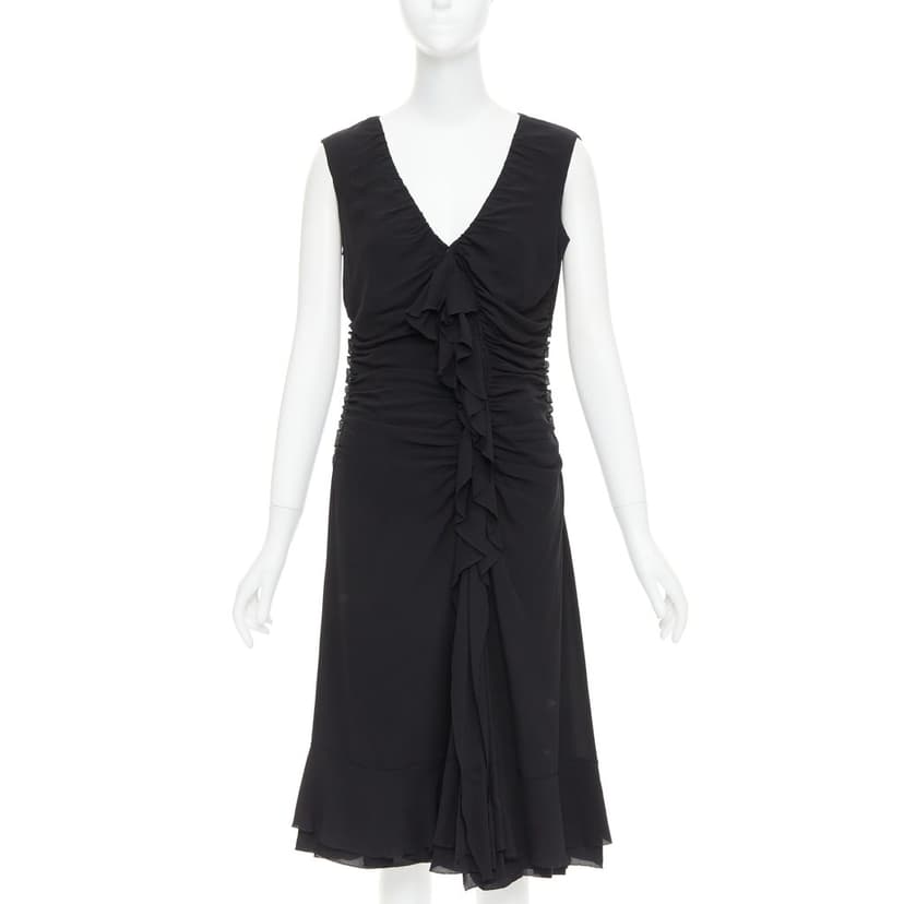 Prada Black Silk Dress