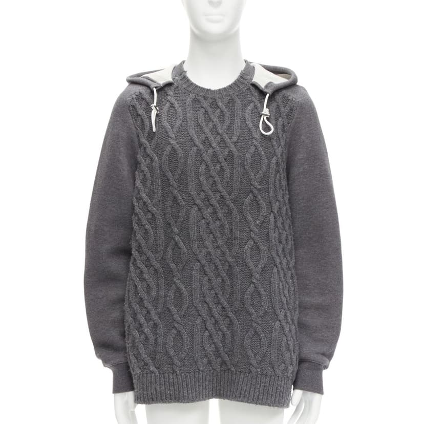Sacai Cable Knit Sweater