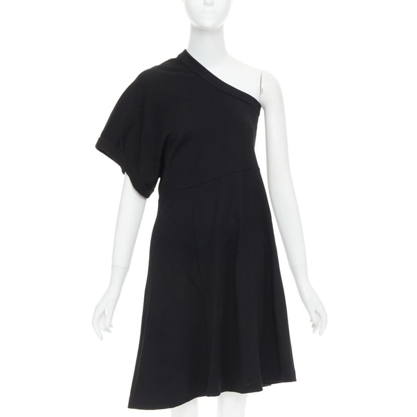 Comme Des Garcons Black Wool Dress