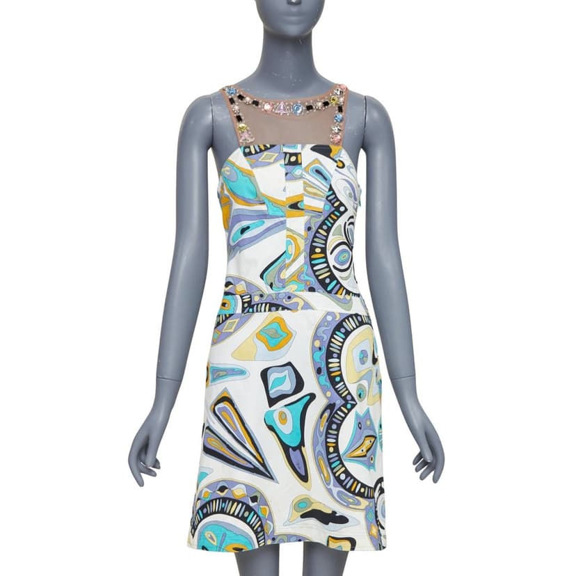 Emilio Pucci White Cotton Dress
