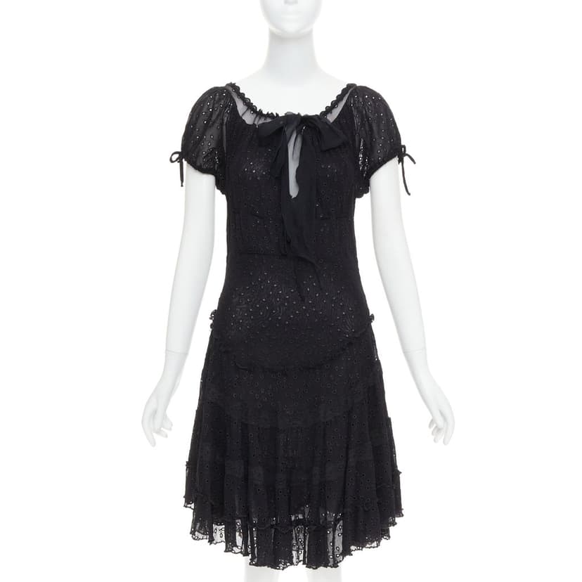 Jean Paul Gaultier Black Polyamide Dress